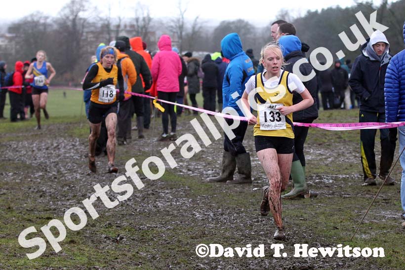 Alex Snook (Jarrow) senior women Northern Cross Country Champs, Knowsley Safari Park. Photo: David T. Hewitson/Sports for All Pics